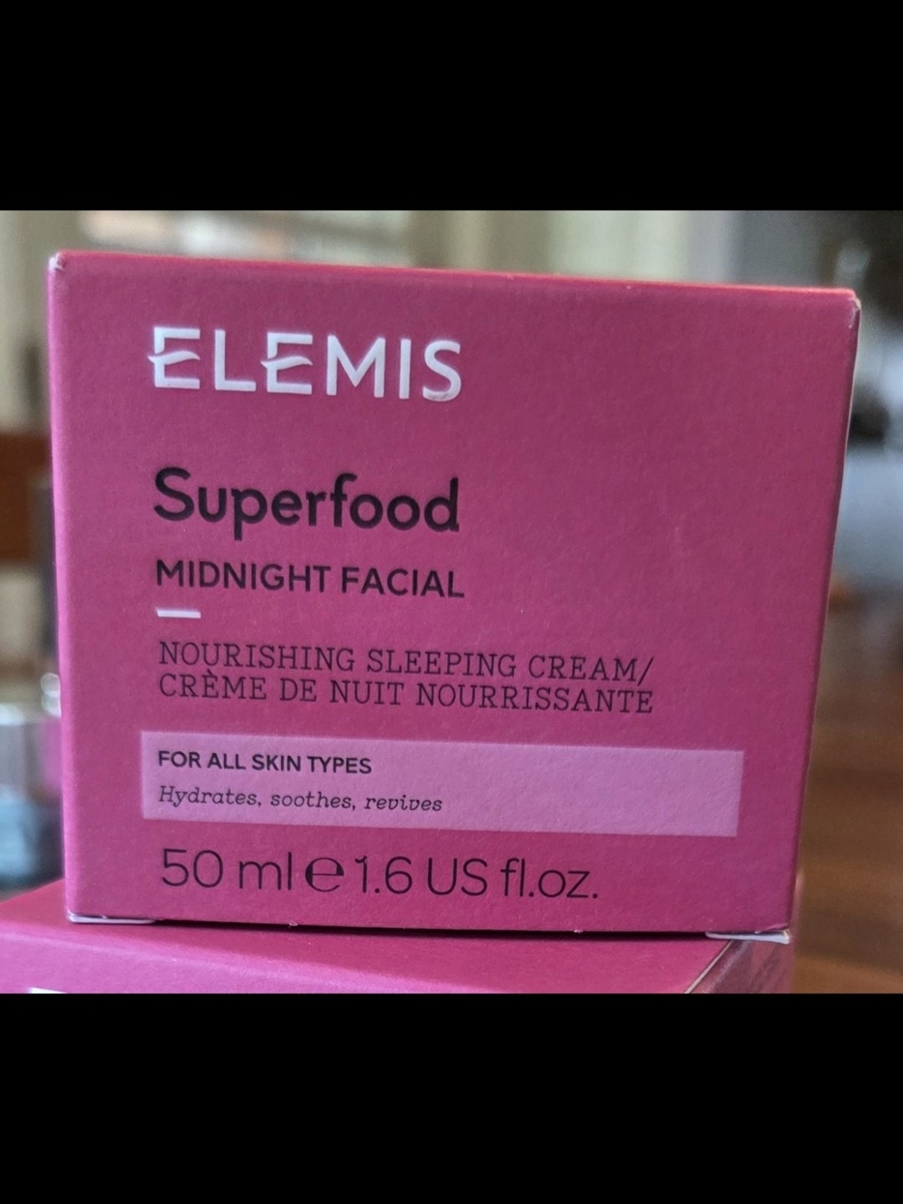 ELEMIS Superfood Midnight Facial Nourishing Sleeping Cream - 50ml - New!